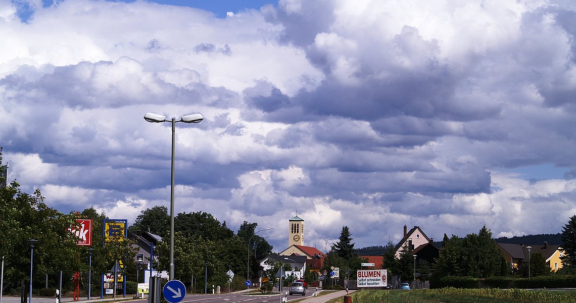 Ortseingang nach Teublitz