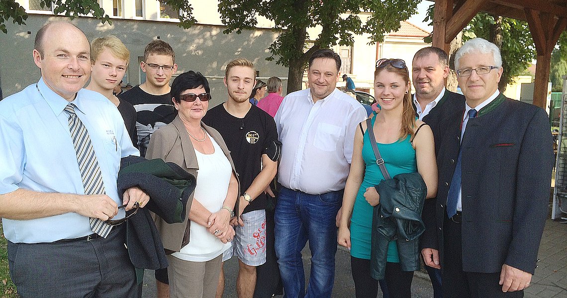 Besuch einer Teublitzer Delegation anlässlich des 730-jähriges Gründungsjubiläums von Blovice im Jahr 2014
