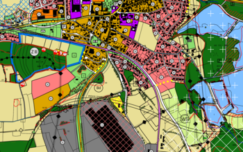 Ausschnitt Flächennutzungsplan Teublitz Süd (Fassung Feststellungsbeschluss 23.01.2020)