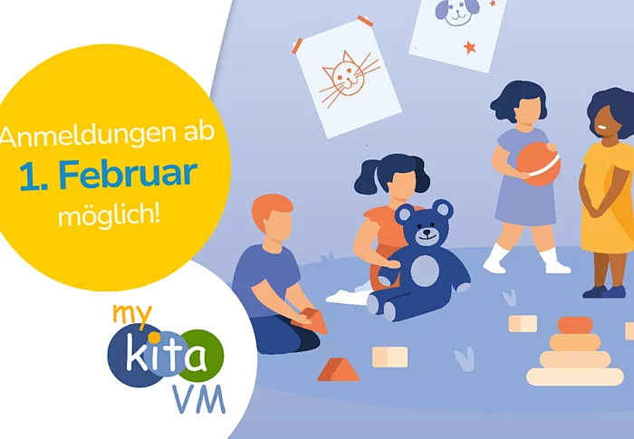 Ab dem 1. Februar sind Anmeldungen für die Kindergärten über das Portal „mykitaVM“ möglich.